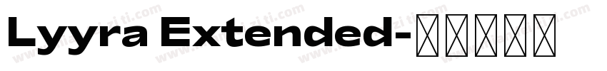 Lyyra Extended字体转换